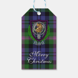 Baird Scottish Clan Tartan & Crest Geschenkanhänger