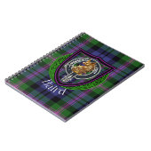 Baird Scottish Clan Tartan & Crest Notizblock (Linke Seite)