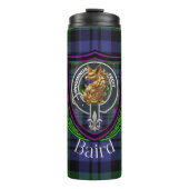 Baird Scottish Clan Tartan & Crest Thermosbecher (Vorderseite)