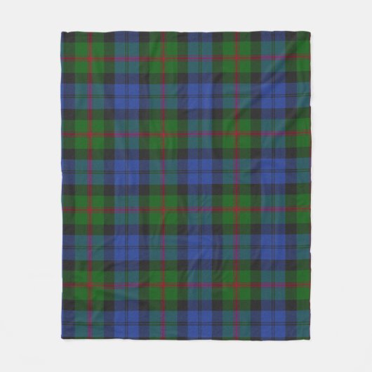 Baird Scottish Clan Tartan Kariertes Muster Fleecedecke (Vorderseite)