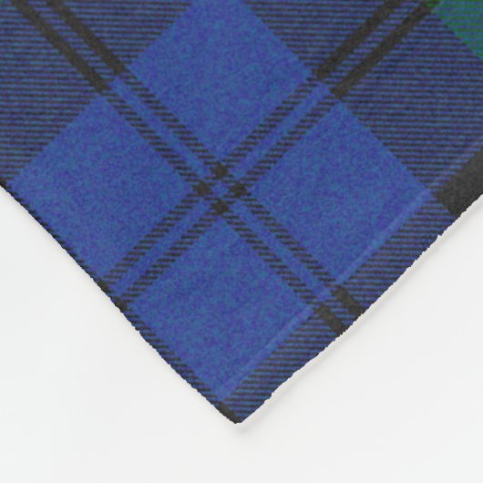 Baird Scottish Clan Tartan Kariertes Muster Fleecedecke (Ecke)
