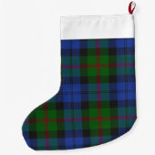 Baird Scottish Clan Tartan Kariertes Muster Großer Weihnachtsstrumpf (Rückseite)
