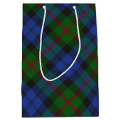 Baird Scottish Clan Tartan Pläd Pattern Mittlere Geschenktüte (Vorderseite)