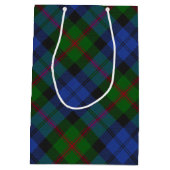 Baird Scottish Clan Tartan Pläd Pattern Mittlere Geschenktüte (Rückseite)