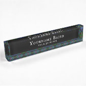 Baird Scottish Clan Tartan Pläd Pattern Namensplakette