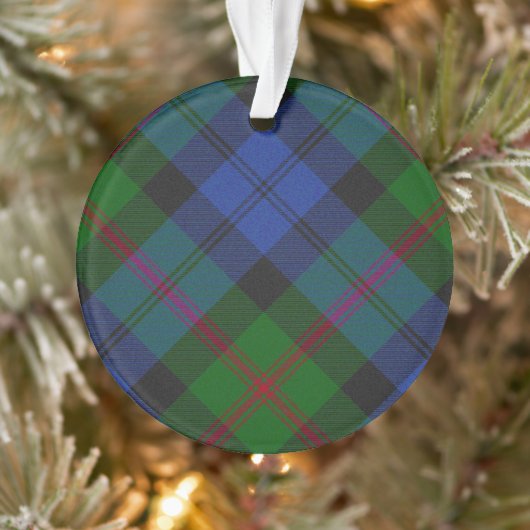 Baird Scottish Clan Tartan Pläd Pattern Ornament (Baum)