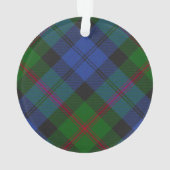Baird Scottish Clan Tartan Pläd Pattern Ornament (Rückseite)