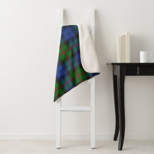 Baird Scottish Clan Tartan Pläd Pattern Sherpadecke