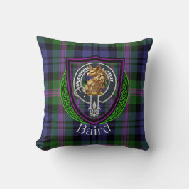 Baird Scottish Clan Tartan Wappen Kissen