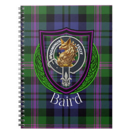 Baird Scottish Clan Tartan & Wappen Notizblock