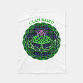 Baird Scottish Tartan Celtic Thistle Fleecedecke (Vorderseite)