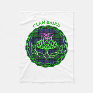 Baird Scottish Tartan Celtic Thistle Fleecedecke