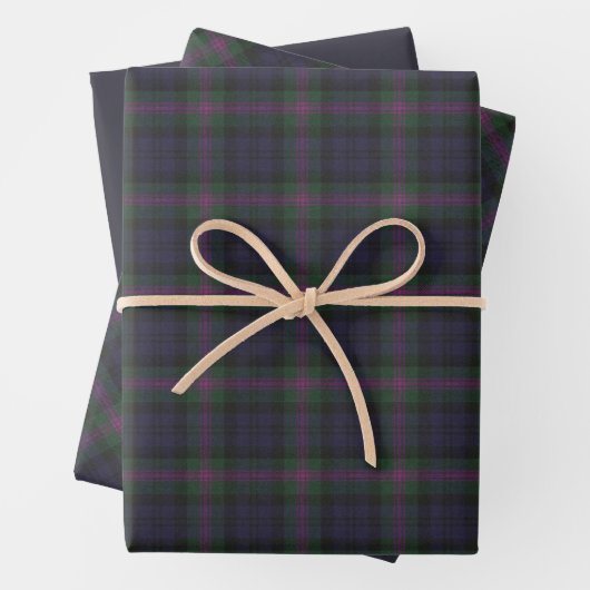 Baird Weathered Original Scottish Tartan Geschenkpapier Set (Beispiel)