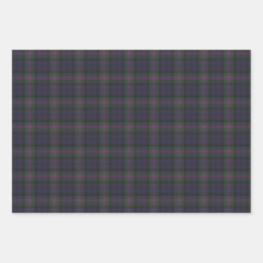 Baird Weathered Original Scottish Tartan Geschenkpapier Set (Vorderseite)