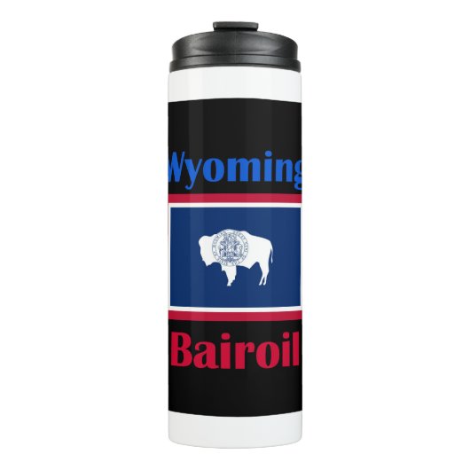 Bairoil Wyoming Thermosbecher (Vorderseite)