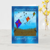 Baisakhi - Vaisakhi Grußkarte Karte (Gelbe Blume)