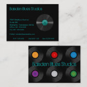 Baisden Blues-Studio-Geschäfts-Karte Visitenkarte (Vorne/Hinten)