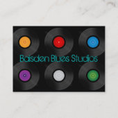 Baisden Blues-Studio-Geschäfts-Karte Visitenkarte (Rückseite)