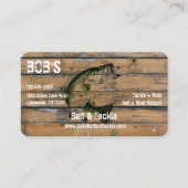 Bait and Tackle Shop Visitenkarte (Vorderseite)
