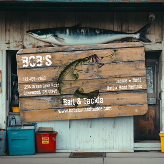 Bait and Tackle Shop Visitenkarte