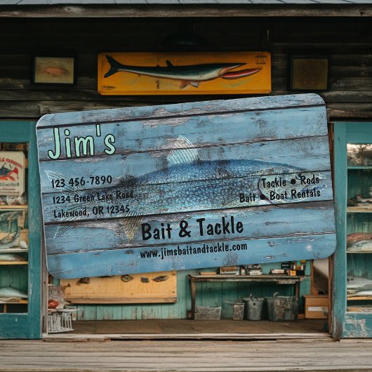 Bait and Tackle Shop Visitenkarte