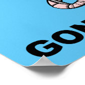 Baiters Gonna bait Funny Fishing Poster Zeichen (Ecke)