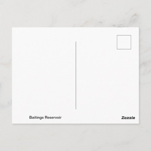Baiting Reservoir Postkarte (Rückseite)