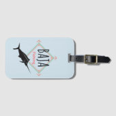 Baja-Angler-Abzeichen Gepäckanhänger (Vorderseite (Horizontal))