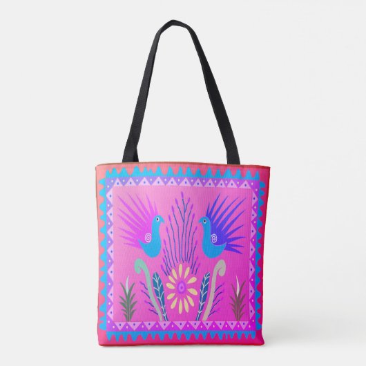 Baja Birds Tote Bag Tasche (Rückseite)