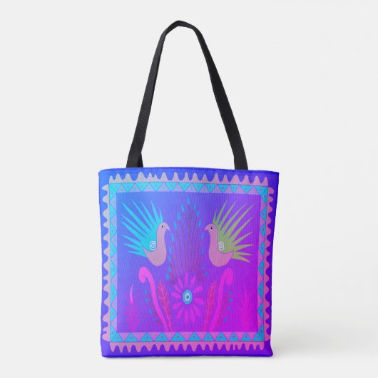 Baja Birds Tote Bag Tasche (Rückseite)