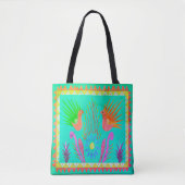 Baja Birds Vintag Tote Bag Tasche (Vorderseite)