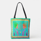 Baja Birds Vintag Tote Bag Tasche (Rückseite)