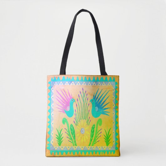 Baja Birds Vintag Tote Bag Tasche (Vorderseite)
