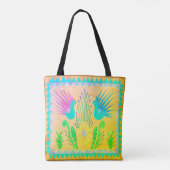 Baja Birds Vintag Tote Bag Tasche (Rückseite)