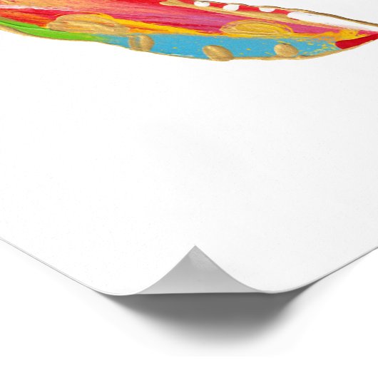 Baja Butterfly Print Poster (Ecke)