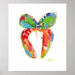 Baja Butterfly Print Poster