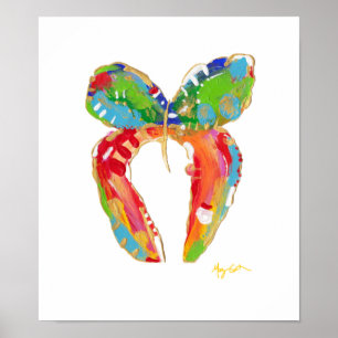 Baja Butterfly Print Poster