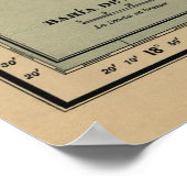 Baja California Antike Karte Poster (Ecke)