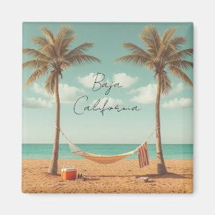 Baja California Beach Travel Magnet