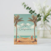Baja California Beach Travel Postkarte (Stehend Vorderseite)