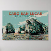 Baja California Cabo San Lucas, Mexiko Postcard Poster (Vorne)