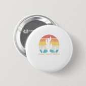 Baja California Cactus Vintag Retro Desert Souven Button (Vorne & Hinten)
