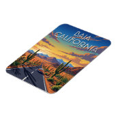 Baja California Mexico Travel Magnet (Linke Seite)