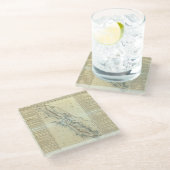 Baja California, Mexiko Glasuntersetzer (Schrägansicht)