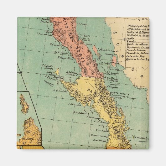 Baja California, Mexiko Magnet (Vorne)