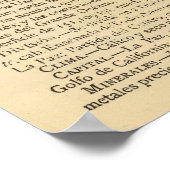 Baja California, Mexiko Poster (Ecke)