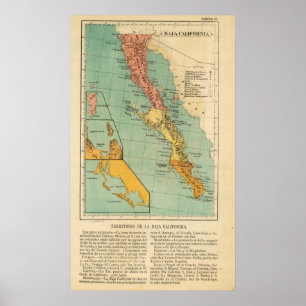 Baja California, Mexiko Poster