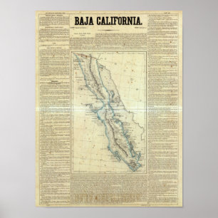 Baja California, Mexiko Poster