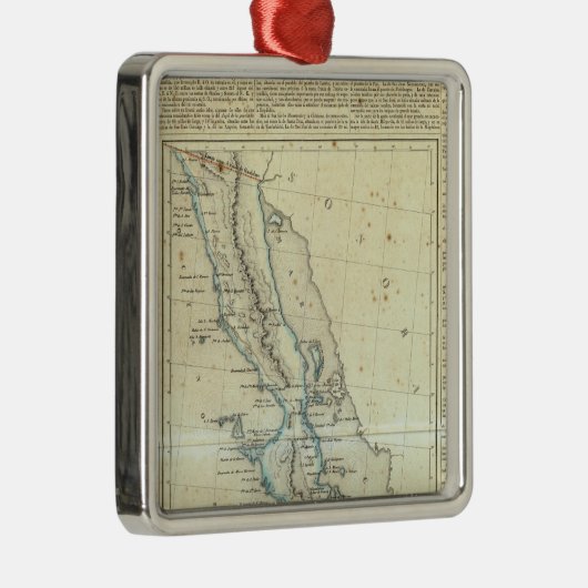 Baja California, Mexiko Silbernes Ornament (Rechts)