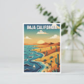 Baja California Postkarte (Stehend Vorderseite)